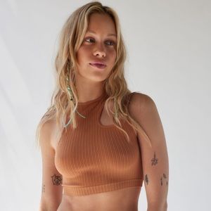 Out From Under Soko Seamless Asymmetrical Bra Top